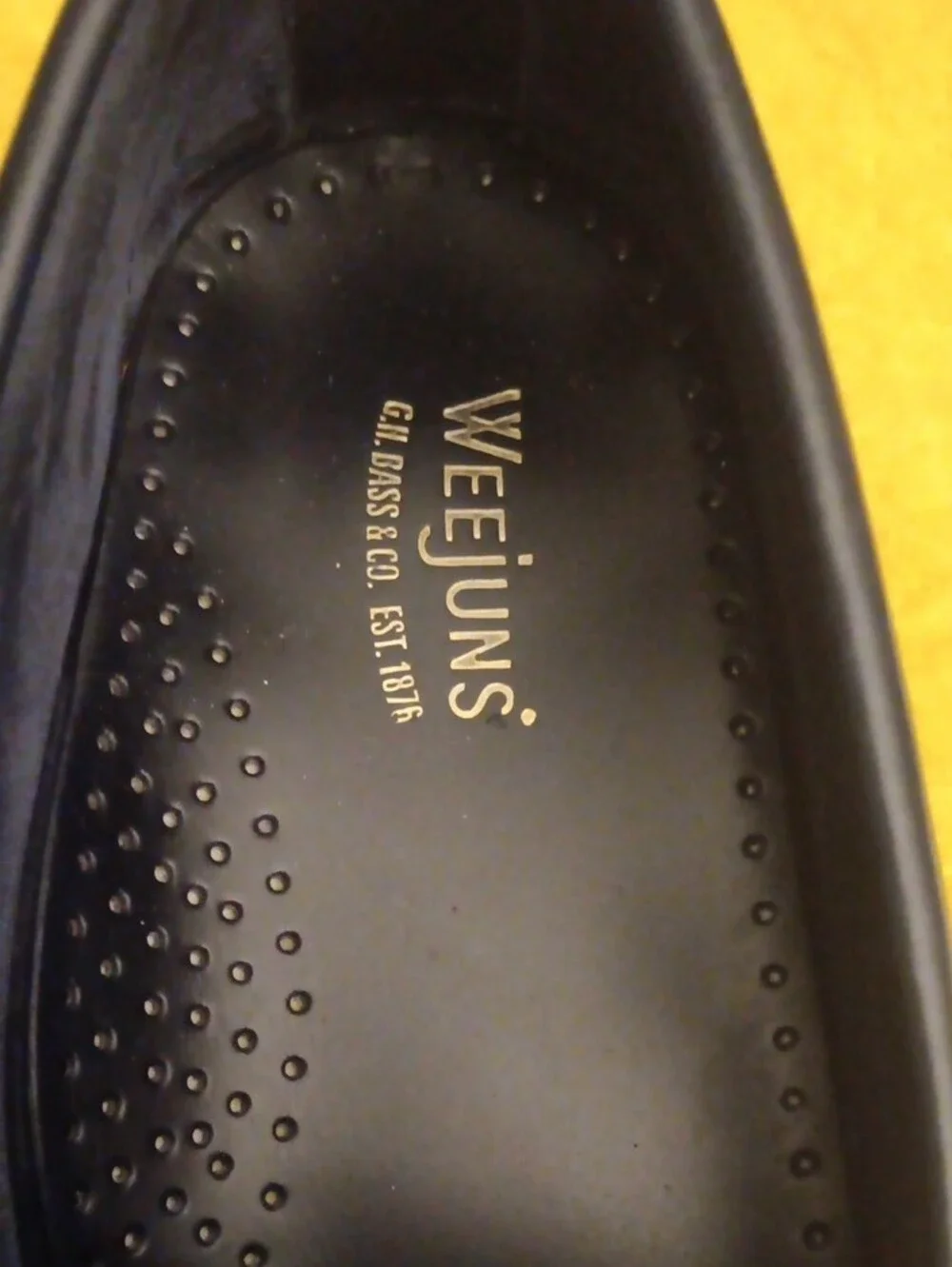 Weejuns navy leather